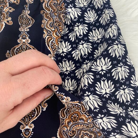 H&M‎ Patterned High Waisted Boho Festival Shorts Size 4 - Picture 4 of 8